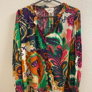 ba&sh Multicolor Floral Blouse